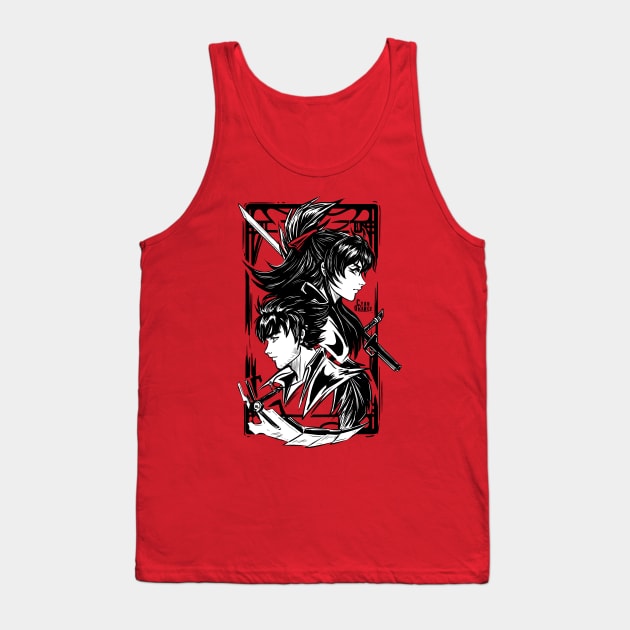 The Branwen Twins Tank Top by Cyan-Orange